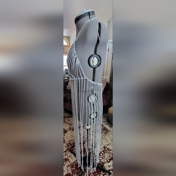 Macrame lace dress bikini coverup - Picture 8 of 10